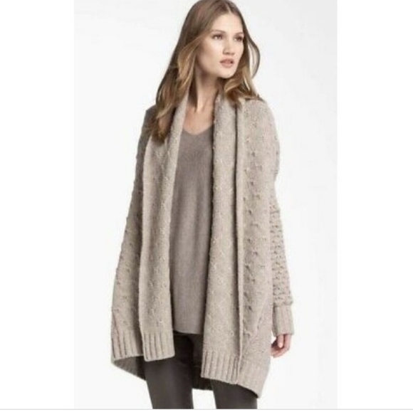 Vince Sweaters - Vince cable knit Wool Blend cardigan